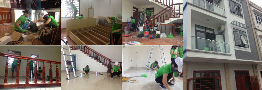 dịch vụ dọn nhà sau xây dựng tại Hà Nội