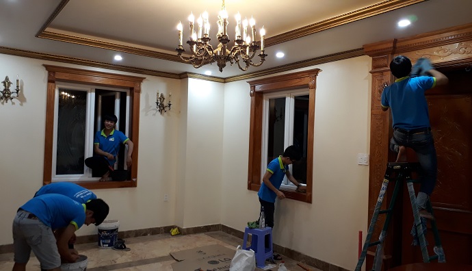 Dịch vụ vệ sinh nhà mới tại Hà Nội